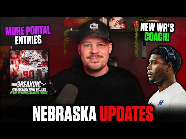 THOUGHTS ON NEBRASKA'S NEW WIDE RECEIVERS COACH, JAMES WILLIAMS LEAVING & OTHER PORTAL NEWS