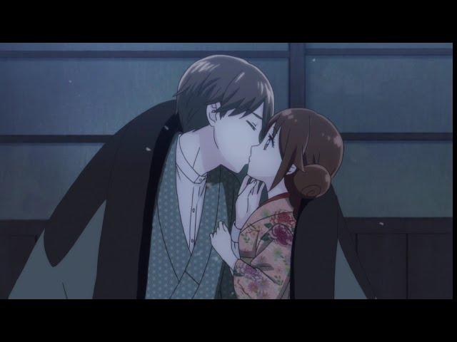 Tamahiko and Yuzu kiss