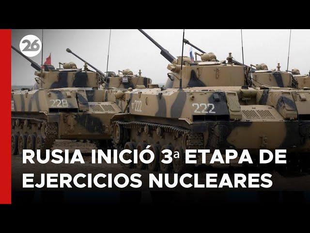 RUSIA inició la TERCERA ETAPA de los EJERCICIOS NUCLEARES TÁCTICOS | #26Global