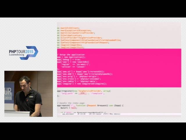 Building Apps with the AWS SDK for PHP - Carlos Condé #phptour