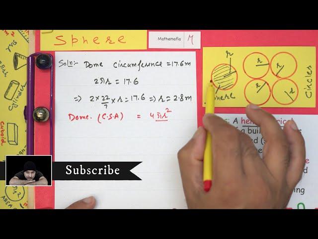 Example 7 Chapter 11 Class 9 | Surface Areas And Volumes - Sphere | NCERT Maths