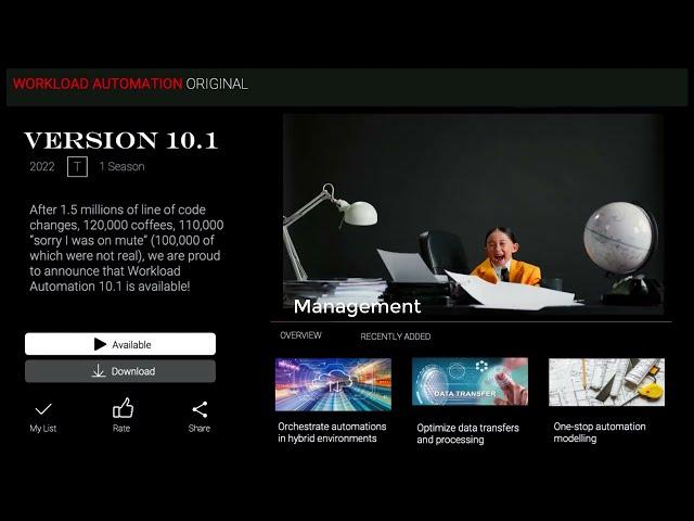 Workload Automation 10.1