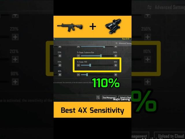 4X Zero Recoil Sensitivity | 4X No Recoil Spray | 4X Zero Recoil Sensitivity With Gyroscope