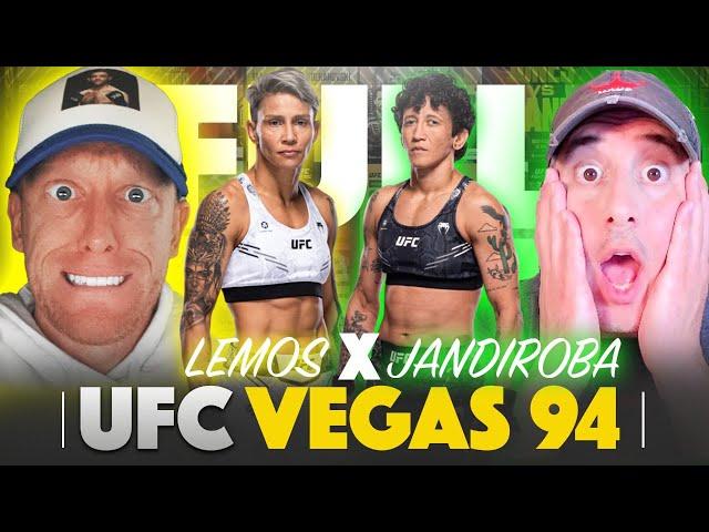 UFC Vegas 94: Lemos vs. Jandiroba FULL CARD Predictions, Bets & DraftKings