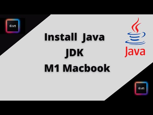 Install Java JDK on macbook M1 / M2