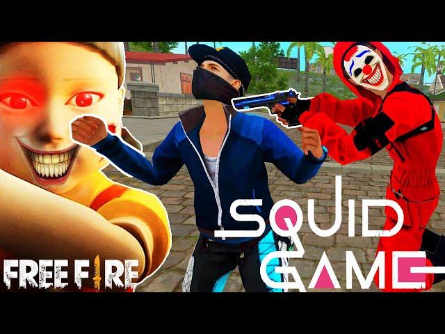 Squid Game freefire 3D Animation ️ لعبة الحبار فري فاير فيلم كامل