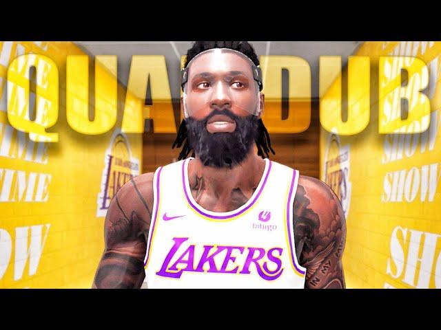 NBA 2K23 My Career - QUADRUPLE-DOUBLE With FACE MASK! (Inside-Out Scorer) Next Gen Gameplay