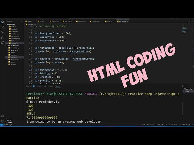 How to Learn HTML | Coding Fun | Pias The Programmer 