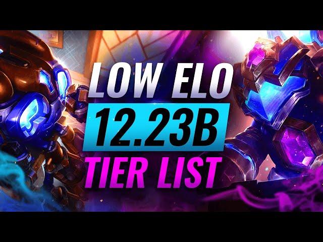 NEW LOW ELO Tier List: Ranking Champs on Patch 12.23b - League of Legends