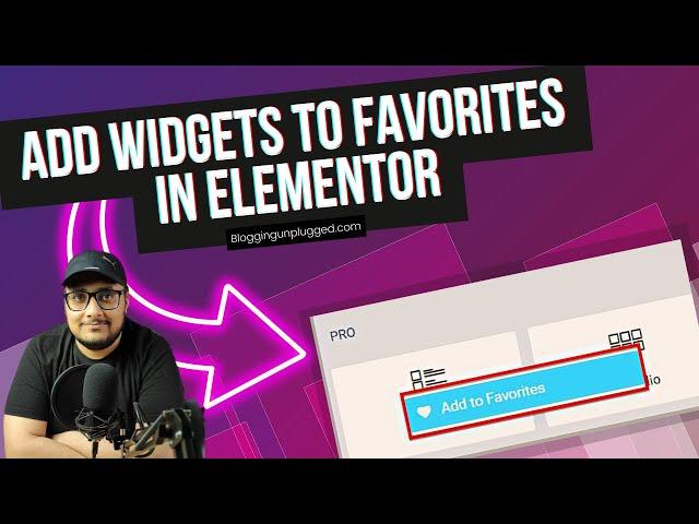 New Add Widgets to Favorite Feature in Elementor | Elementor 3.5 Update | Blogging Unplugged Clips