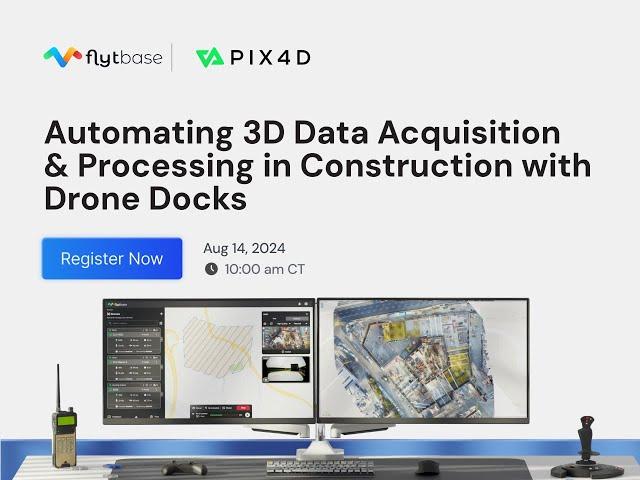 Automating 3D Data Acquisition & Processing in Construction with Drone Docks