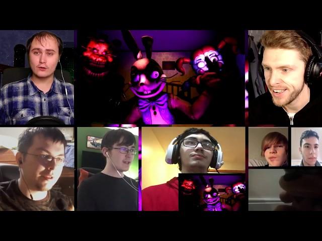 DRAWN TO THE BITTER | FNAF (COLLAB) [REACTION MASH-UP]#527