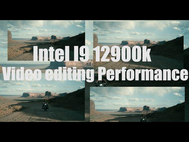 Intel i9 12900k Video Editing Performance in premiere pro // Best processor for R5 video codecs.