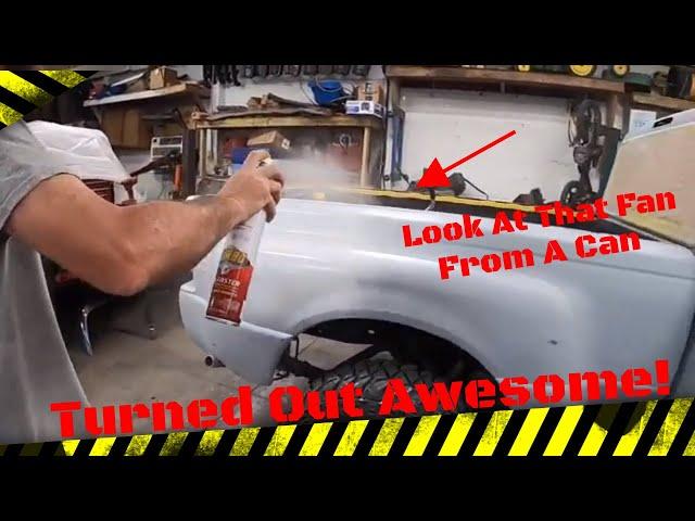 Painting A Ford Ranger With Rustoleum Turbo Spray Paint #rustoleum #rustoleumturbospraypaint