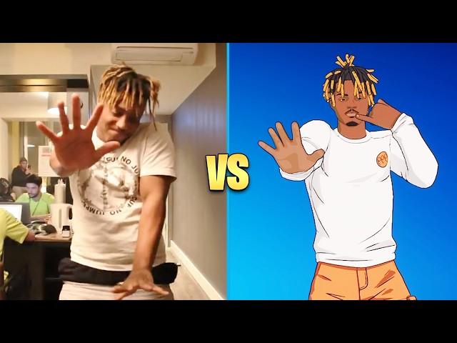 FORTNITE DANCES IN REAL LIFE  (Juice WRLD - Empty Out Your Pockets, TikTok Dances & Icon Series)