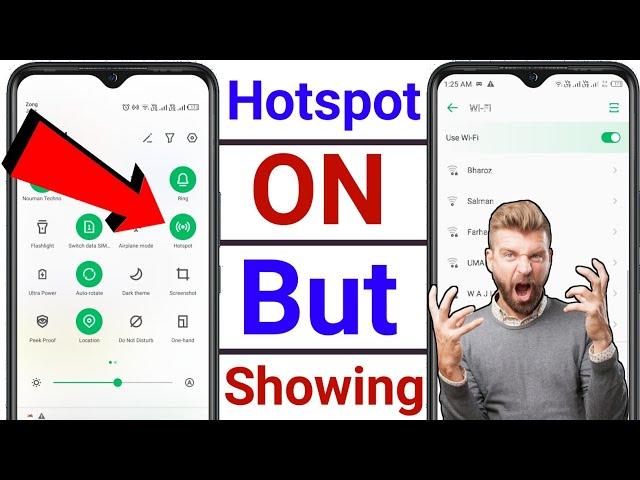 hotspot name not showing in mobile |  hotspot on but wifi not showing problem solve | 2GHZ VS 5GHZ