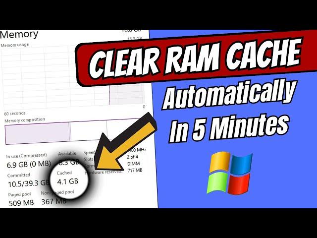 How to Clear RAM Cache AUTOMATICALLY in 5 Mnts (Windows 10/11) |   Make Computer Faster