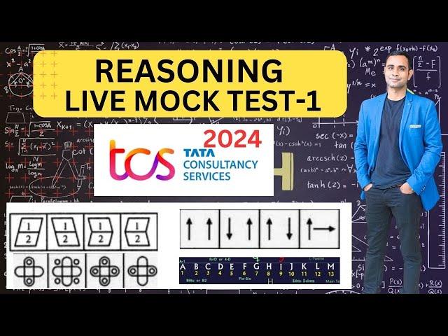 TCS Reasoning LIVE MOCK TEST-1 | TCS Latest pattern Reasoning Questions 