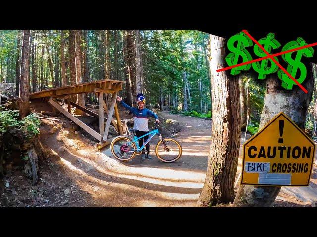 CAN A BUDGET HARDTAIL MTB SURVIVE WHISTLER BIKE PARK??