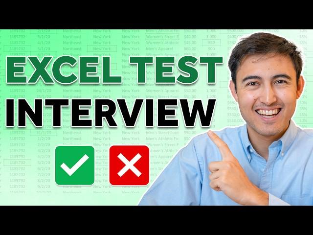 Take this Excel Interview Test and Avoid Interview Embarrassment