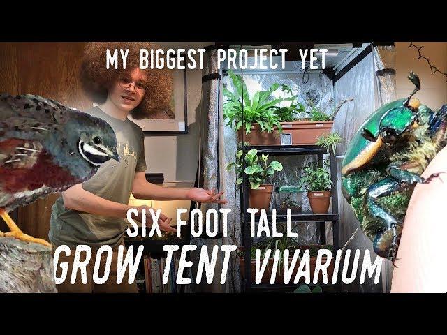 DIY "GROW TENT" VIVARIUM - My Biggest Project EVER!