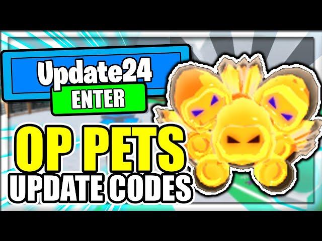 ALL NEW *OP PETS* UPDATE CODES! Tapping Mania Roblox️