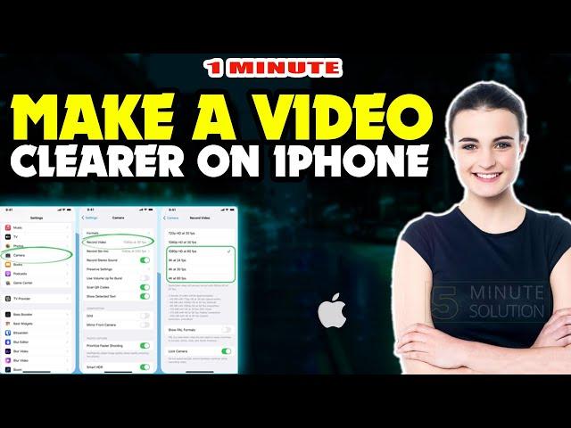 How to make a video clear on iphone or iPad 2024 | Unblur Video iPhone