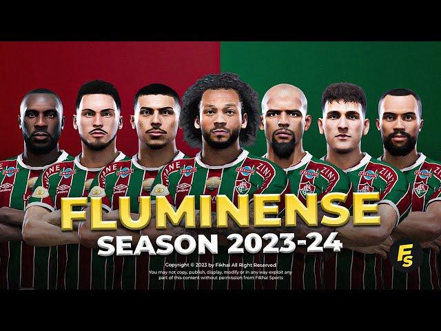 Fluminense Facepack Season 2023/24 - Sider and Cpk - Football Life 2024 and PES 2021