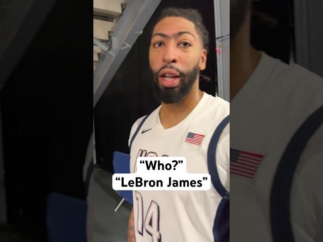 “He’s still doing this at 45” - Anthony Davis after LeBron James’ CLUTCH performance!  | #Shorts