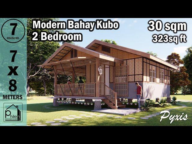 TWO BEDROOM MODERN BAHAY KUBO