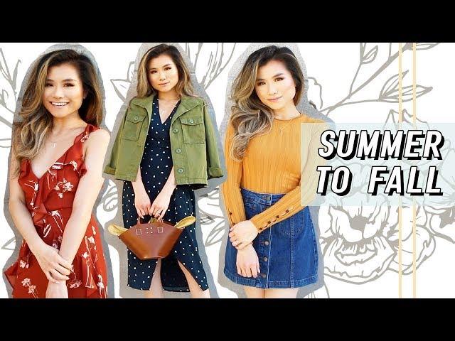 Summer to Fall Transitional Fashion Lookbook 2018 | Fall Outfits 2018 | Miss Louie