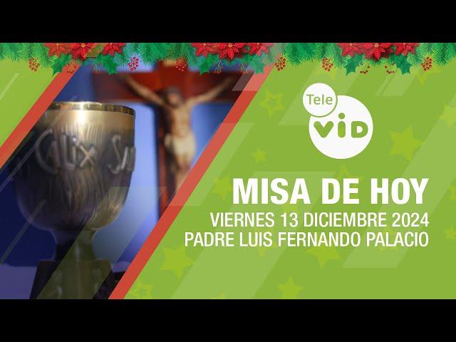 Misa de hoy  Viernes 13 Diciembre de 2024, Padre Luis Fernando Palacio #TeleVID #MisaDeHoy #Misa