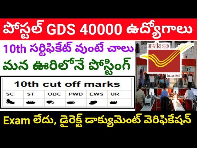 Post Office recruitment 2024 || Postal GDS Recruitment 2024 || Post office 10th pass govt jobs