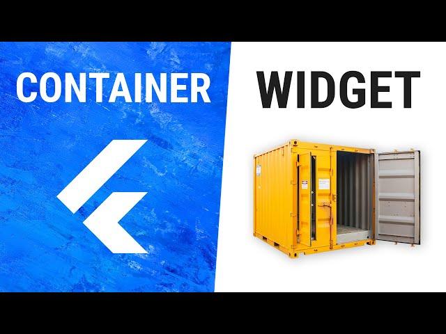 Flutter Container Widget