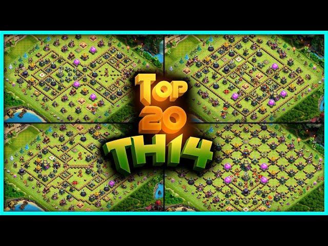 New BEST TH14 BASE WAR/TROPHY Base Link 2022 (Top20) in Clash of Clans - Town Hall 14 War Base