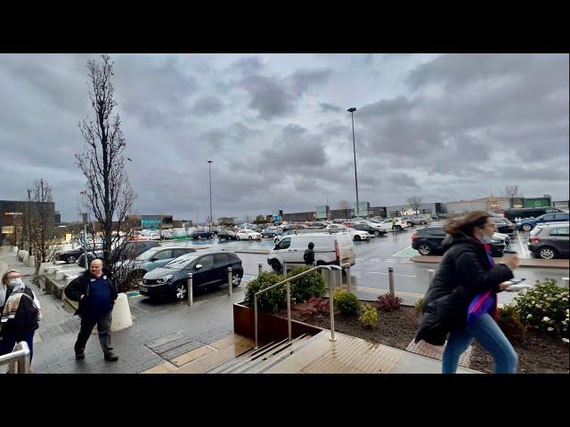  Edinburgh Rain Walk ️.Fort Kinnaird Shopping Centre  Rain Sounds ASMR.4KHDR