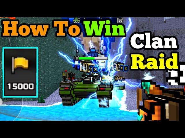 BEST & FASTEST Way To Get Clan Valor Points | How to Win Clan Raid in Pixel Gun 3D