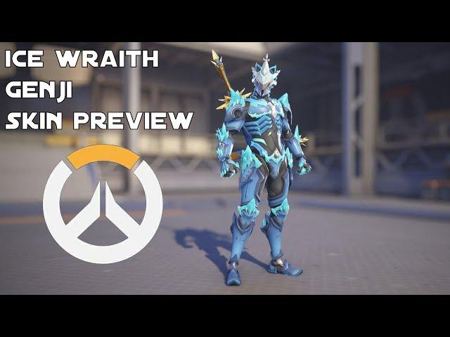 Ice Wraith Genji - Overwatch Skin Preview