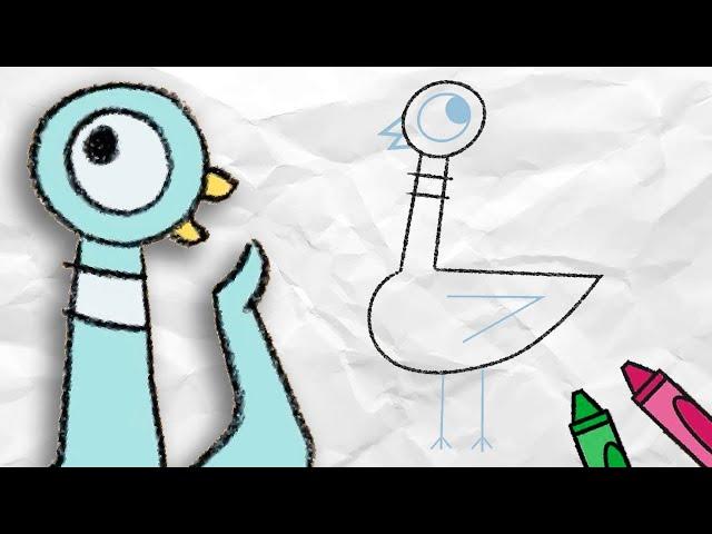 How to Draw The Pigeon | Drawing Videos For Kids ️ | Mo Willems Workshop