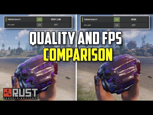 Graphics & FPS Settings Comparison - Rust Console Edition