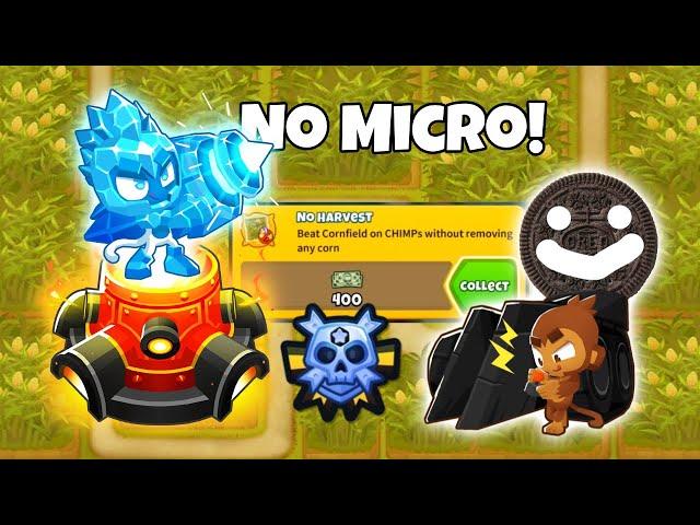 Cornfield CHIMPS Black Border No Harvest Guide!