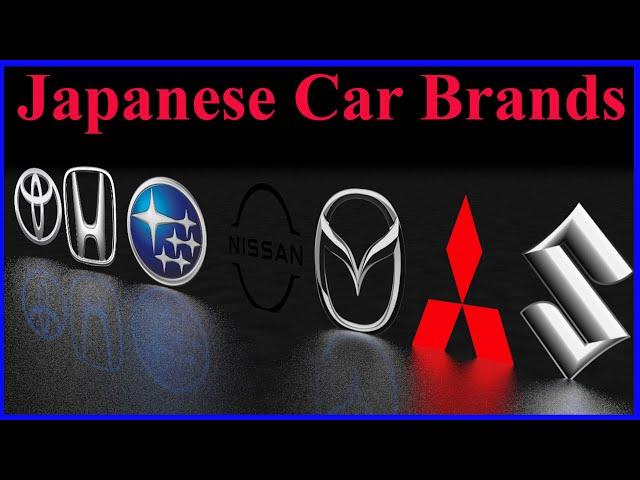 Japanese Car Brands and Logos.