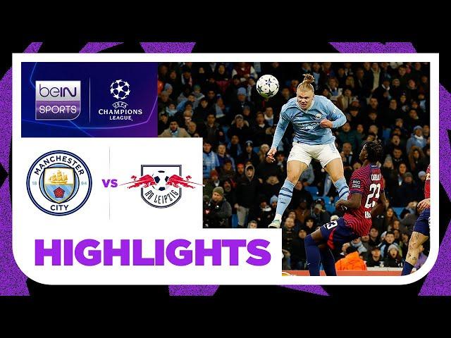 Manchester City v RB Leipzig | Champions League 23/24 | Match Highlights