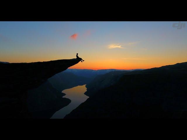 Trolltunga from the air - 4K drone video from Norway