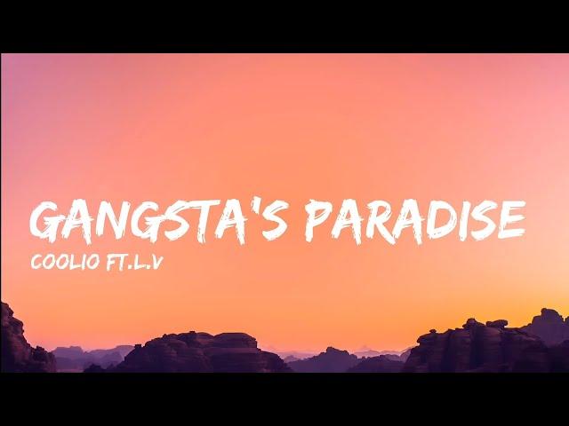 Coolio - Gangsta's Paradise | [ Sped Up + Lyrics ] | Ft.L.V