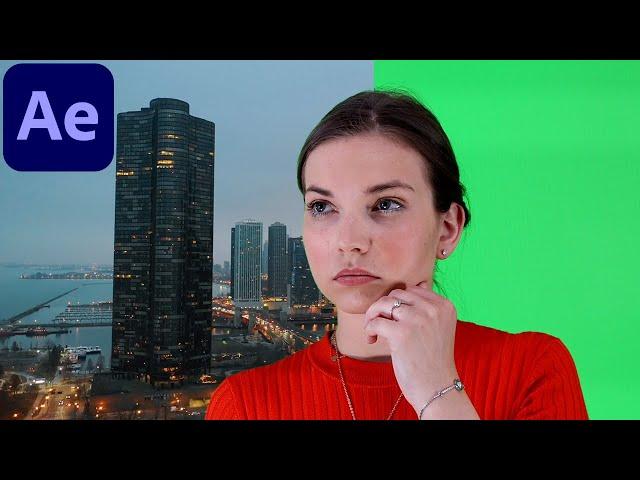 How to Remove Green Screen Video Background in Adobe After Effects CC