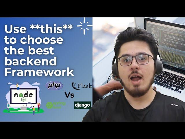 Which is "the best" Backend Framework to Use for a Project? 