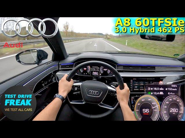 2024 Audi A8 60 TFSIe Quattro 462 PS TOP SPEED AUTOBAHN DRIVE POV