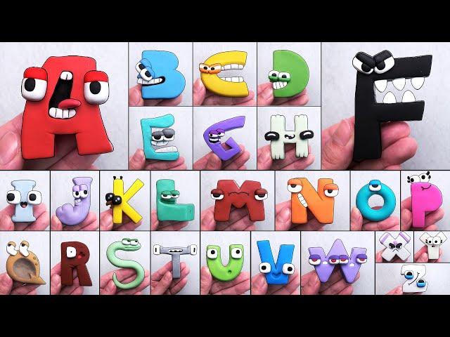 I made All Alphabet Lore Song (A-Z) out of Clay - Sculptures Timelapse @MikeSalcedo
