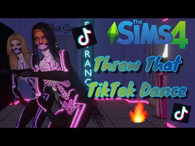 TikTok "Throw That" TikTok Dance Animation for The Sims 4